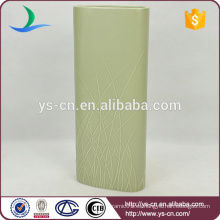 Venta al por mayor simples vasos de cerámica verde claro